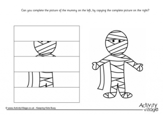 Complete the Mummy Puzzle