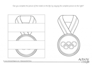 Complete the Olympic Medal Puzzle