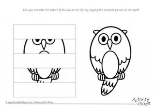 Complete The Owl Puzzle