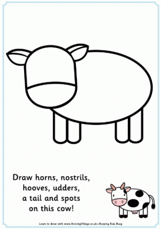 Complete the Cow Picture