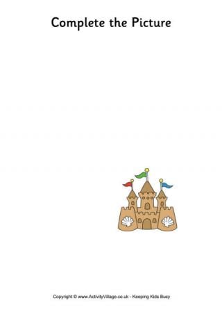 Complete the Picture - Sandcastle