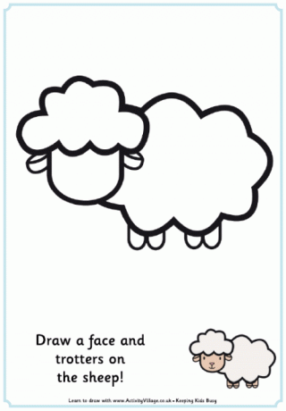 Complete the Sheep Picture