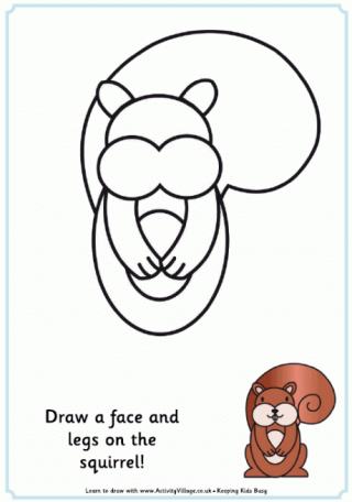 Complete the Squirrel Picture