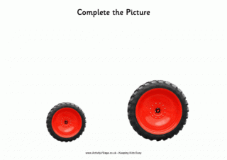 Complete the Picture - Tractor Wheels
