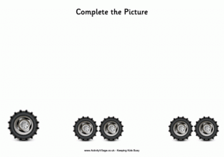 Complete the Picture - Truck Wheels