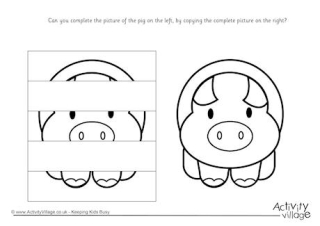 Complete the Pig Puzzle