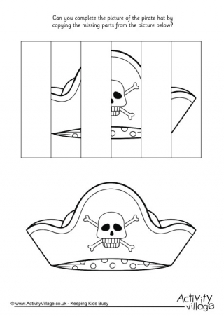 Complete The Pirate Hat Puzzle