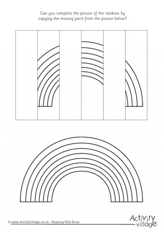 Complete The Rainbow Puzzle