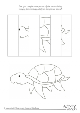 Complete The Sea Turtle Puzzle