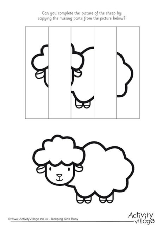 Complete the Sheep Puzzle