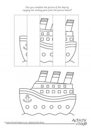 Complete the Ship Puzzle