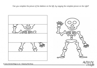 Complete the Skeleton Puzzle