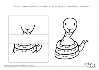 Complete The Snake Puzzle