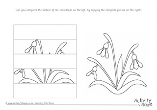 Complete The Snowdrops Puzzle