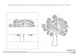 Complete The Spring Tree Puzzle