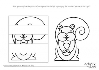 Complete the Squirrel Puzzle