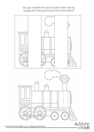 Complete the Steam Train Puzzle