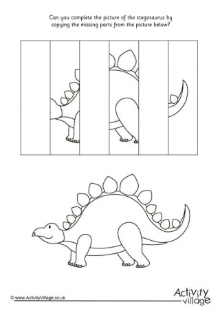 Complete The Stegosaurus Puzzle