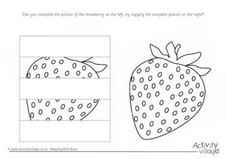 Complete The Strawberry Puzzle