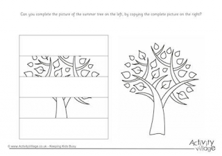 Complete The Summer Tree Puzzle