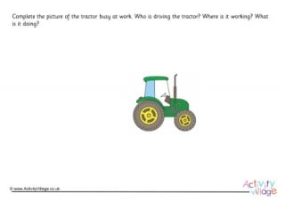 Complete the Tractor Picture 2