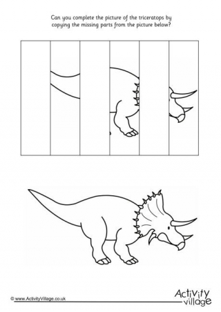 Complete The Triceratops Puzzle