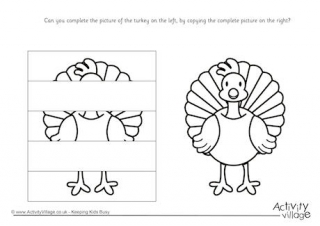 Complete the Turkey Puzzle
