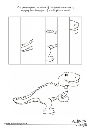 Complete The Tyrannosaurus Puzzle