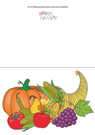 Cornucopia Card