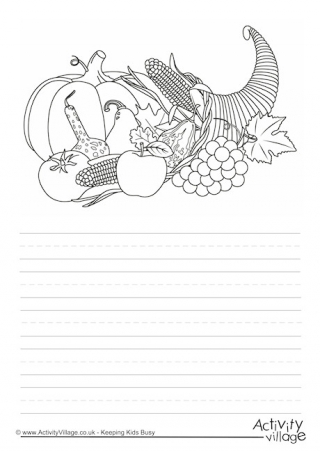 Cornucopia Story Paper