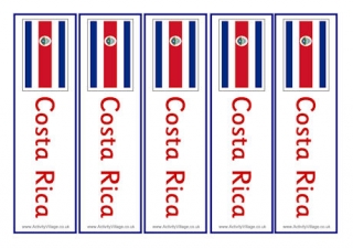 Costa Rica Bookmarks