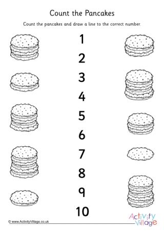 Count the pancakes match up