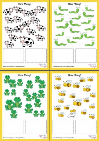 Counting Cards 11 to 2