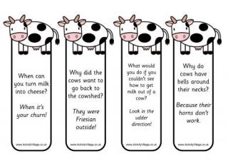 Cow Bookmarks Jokes