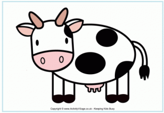 Cow Poster