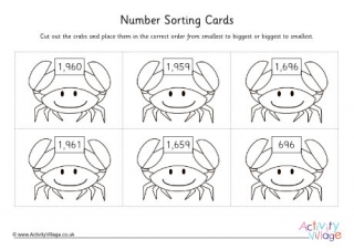 Crab Number Sorting 4