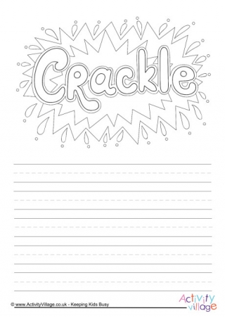 Crackle Story Paper