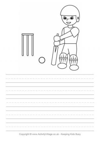 Cricket Story Paper