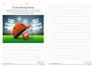 Cricket Writing Prompt