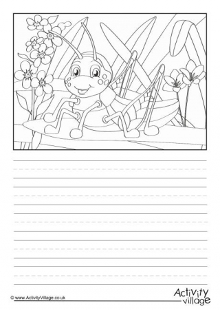 Crickets Scene Story Paper