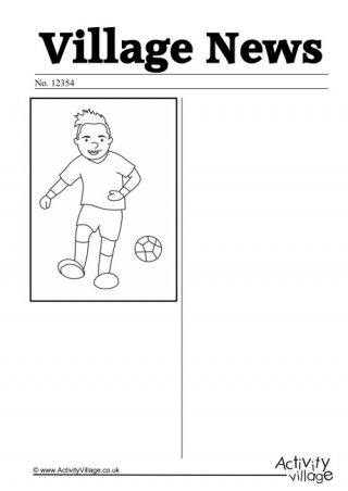 Cristiano Ronaldo Newspaper Writing Prompt