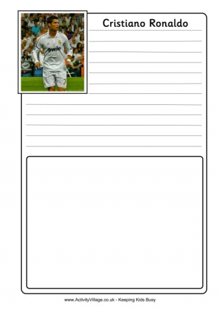 Cristiano Ronaldo Notebooking Page