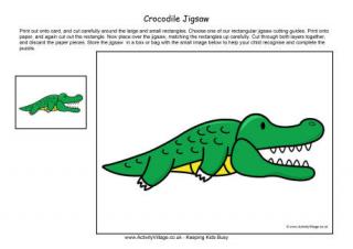 Crocodile Jigsaw 2