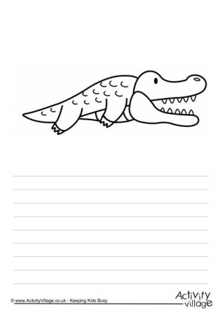 Crocodile Story Paper