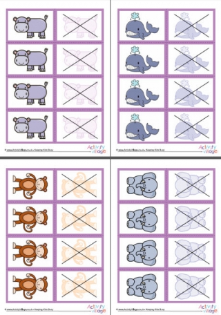 Cross Them Out Subtraction Cards