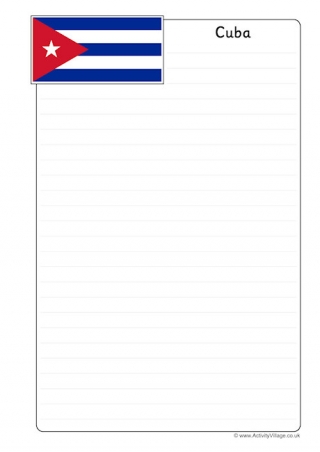 Cuba Flag Printable