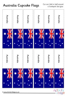 Cupcake Flags