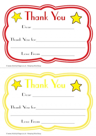 Curvy Thank You Notes