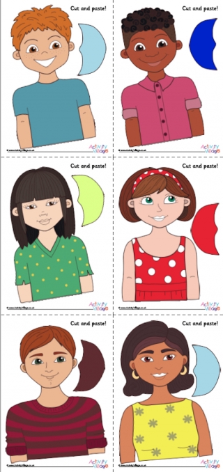 Cut and Paste Masks Set