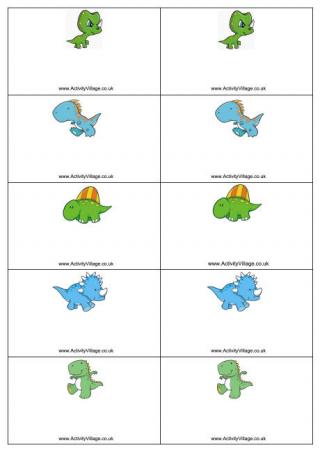 Cute Dinosaur Name Badges